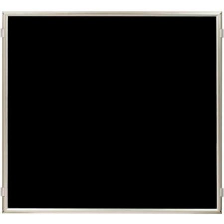 LAVI INDUSTRIES , Hinged Frame Sign Panel/Barrier, , 48" x 48", Matte Black 50-HFP1005/SA/BK